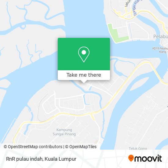 Peta RnR pulau indah