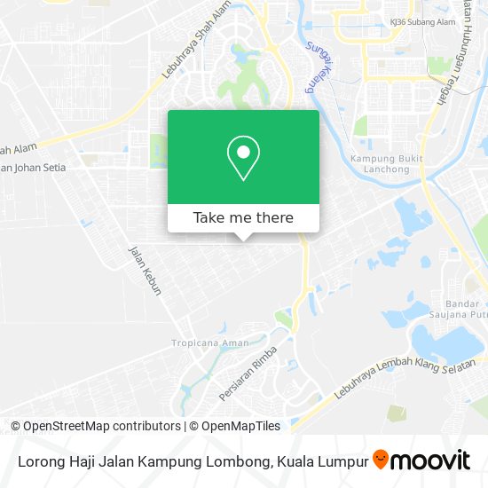 Lorong Haji Jalan Kampung Lombong map