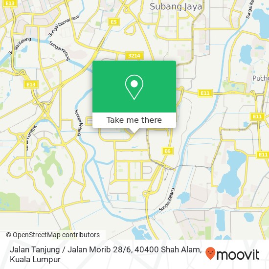 Jalan Tanjung / Jalan Morib 28 / 6, 40400 Shah Alam map
