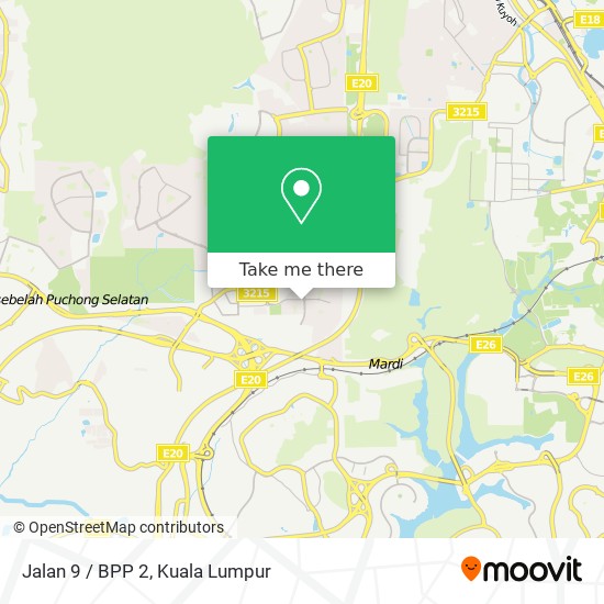 Jalan 9 / BPP 2 map