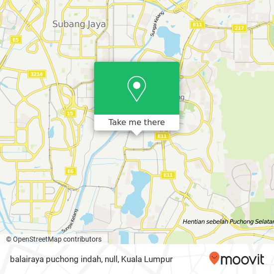 Peta balairaya puchong indah, null