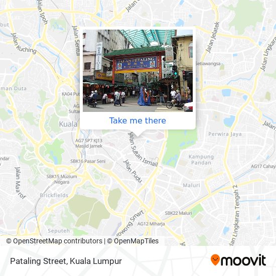 Pataling Street map