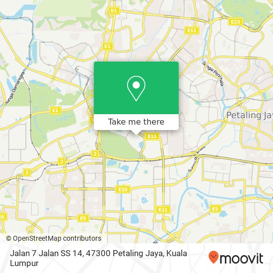 Jalan 7 Jalan SS 14, 47300 Petaling Jaya map