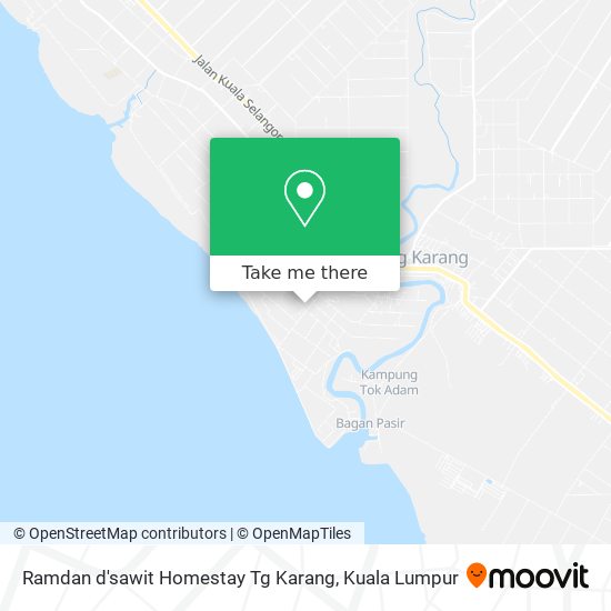 Peta Ramdan d'sawit Homestay Tg Karang