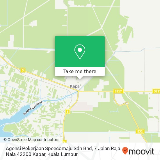 Agensi Pekerjaan Speecomaju Sdn Bhd, 7 Jalan Raja Nala 42200 Kapar map