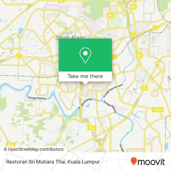 Restoran Sri Mutiara Thai map