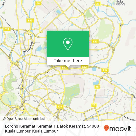 Lorong Keramat Keramat 1 Datok Keramat, 54000 Kuala Lumpur map