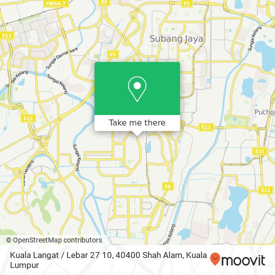 Kuala Langat / Lebar 27 10, 40400 Shah Alam map