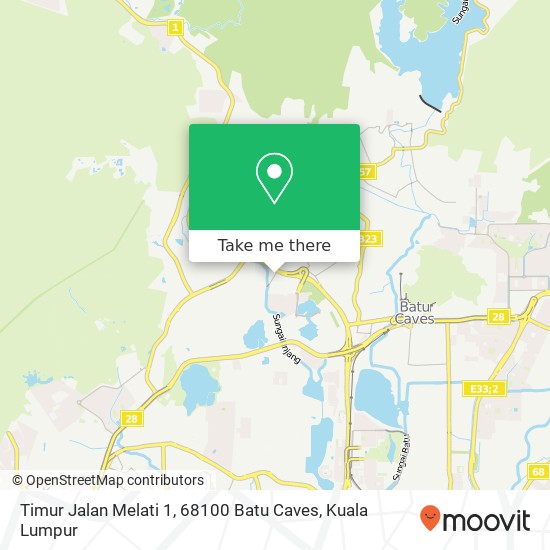 Timur Jalan Melati 1, 68100 Batu Caves map