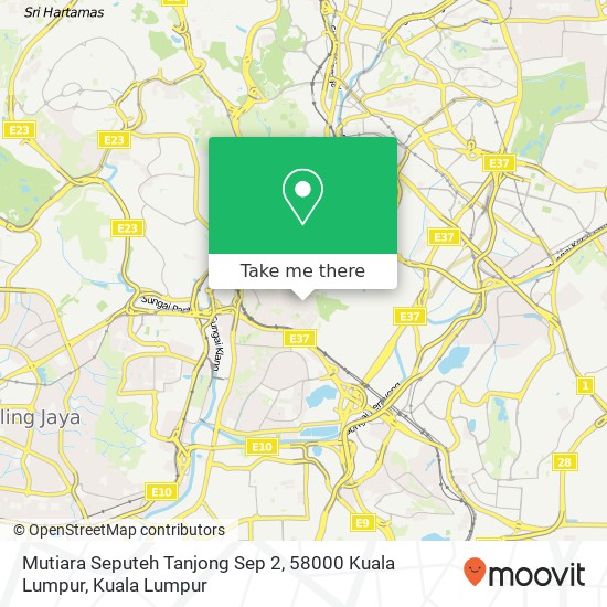 Mutiara Seputeh Tanjong Sep 2, 58000 Kuala Lumpur map