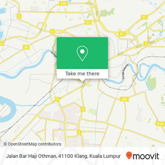 Jalan Bar Haji Othman, 41100 Klang map