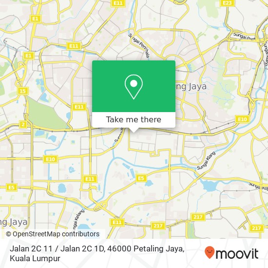 Jalan 2C 11 / Jalan 2C 1D, 46000 Petaling Jaya map