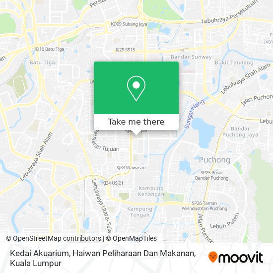 Kedai Akuarium, Haiwan Peliharaan Dan Makanan map