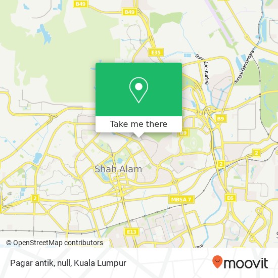 Pagar antik, null map