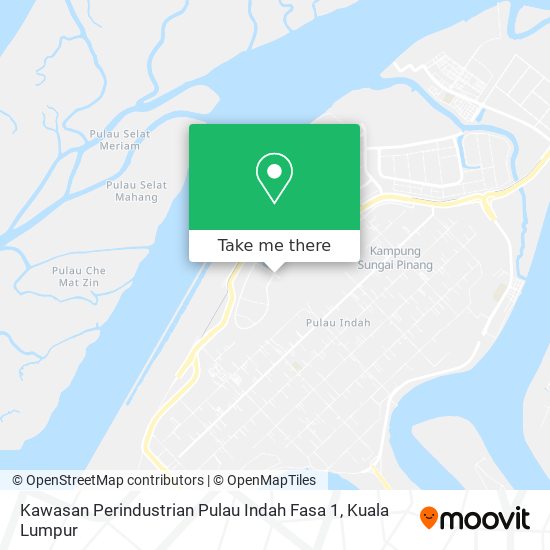 Kawasan Perindustrian Pulau Indah Fasa 1 map