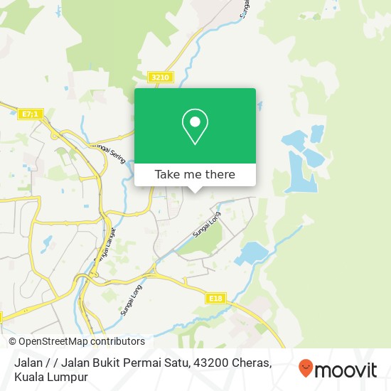 Peta Jalan / / Jalan Bukit Permai Satu, 43200 Cheras