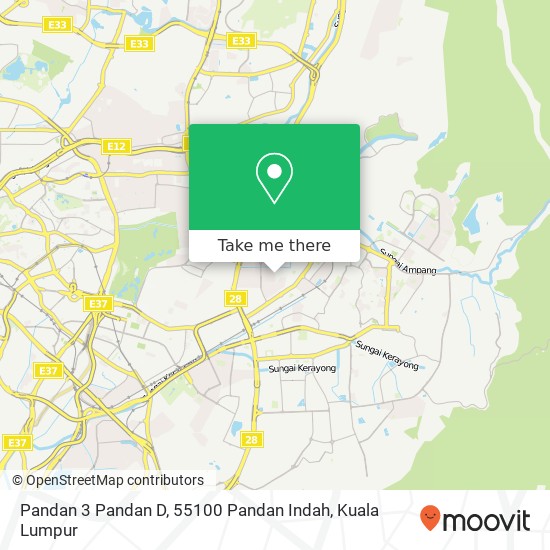 Pandan 3 Pandan D, 55100 Pandan Indah map