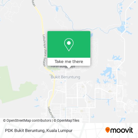 PDK Bukit Beruntung map