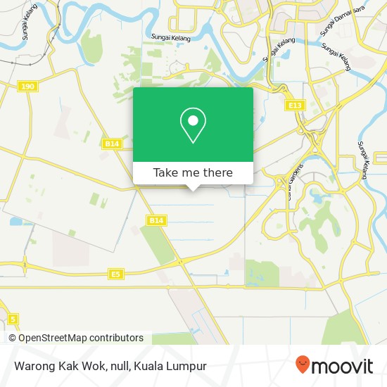 Warong Kak Wok, null map