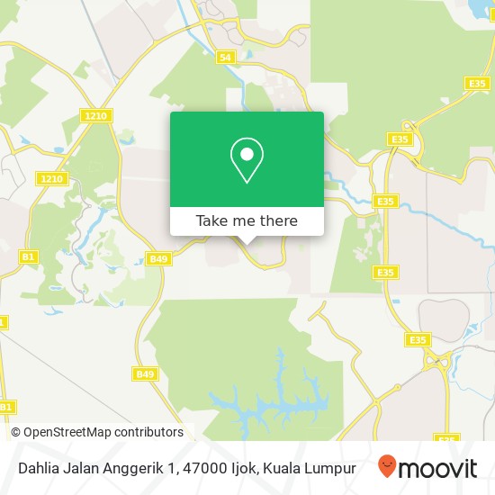 Dahlia Jalan Anggerik 1, 47000 Ijok map