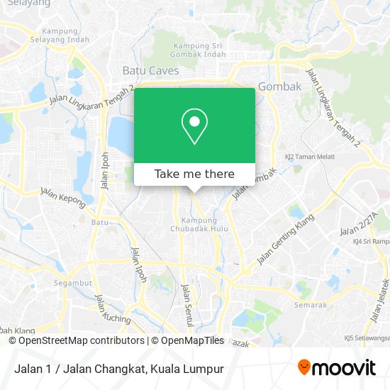 Peta Jalan 1 / Jalan Changkat