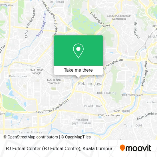 PJ Futsal Center (PJ Futsal Centre) map