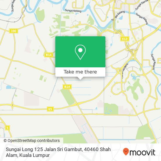 Sungai Long 125 Jalan Sri Gambut, 40460 Shah Alam map