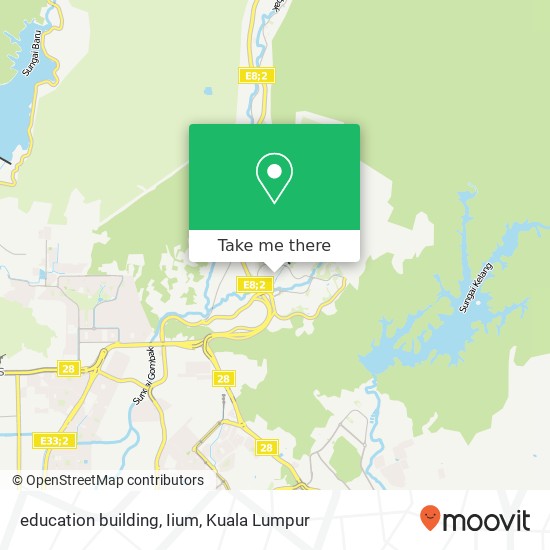 education building, Iium map