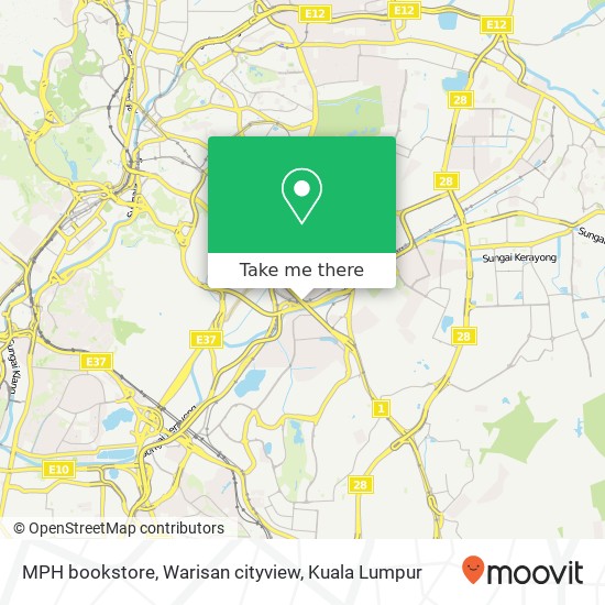 MPH  bookstore, Warisan cityview map
