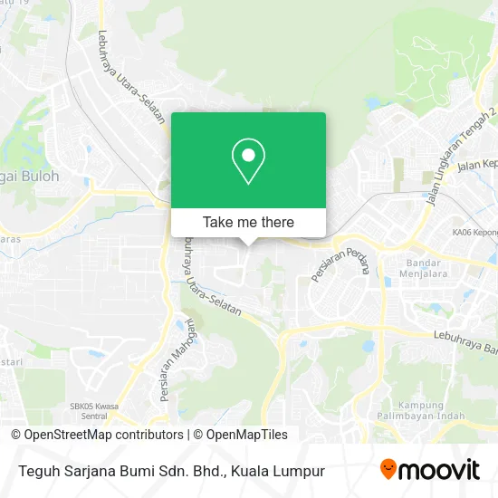 Teguh Sarjana Bumi Sdn. Bhd. map