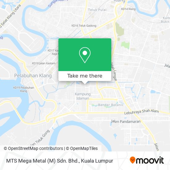 MTS Mega Metal (M) Sdn. Bhd. map
