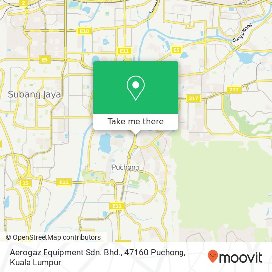 Aerogaz Equipment Sdn. Bhd., 47160 Puchong map