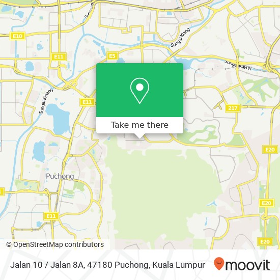 Jalan 10 / Jalan 8A, 47180 Puchong map