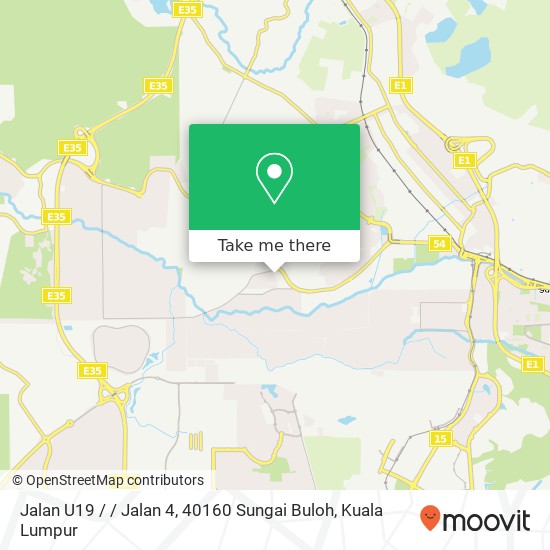 Peta Jalan U19 / / Jalan 4, 40160 Sungai Buloh