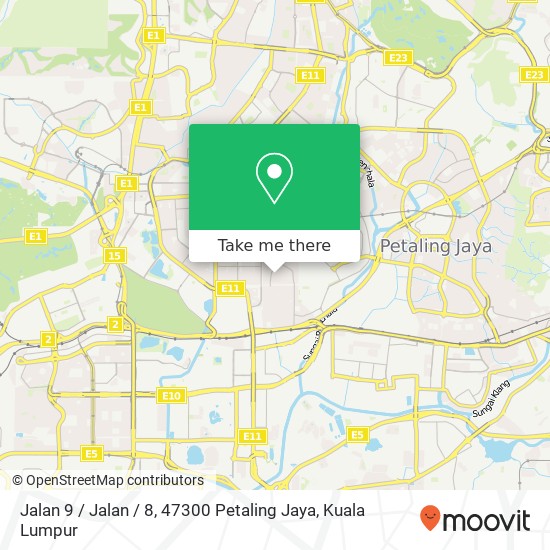 Jalan 9 / Jalan / 8, 47300 Petaling Jaya map