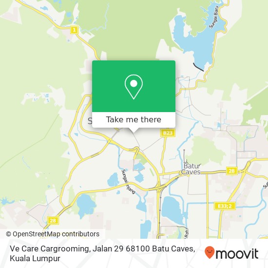 Ve Care Cargrooming, Jalan 29 68100 Batu Caves map