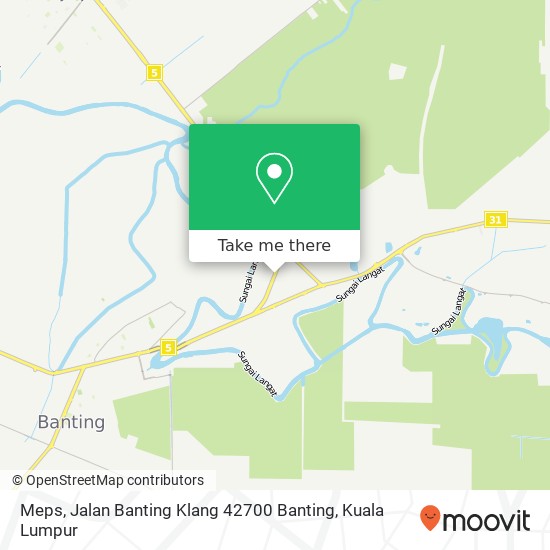 Meps, Jalan Banting Klang 42700 Banting map
