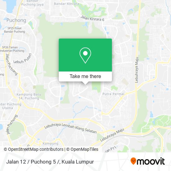 Jalan 12 / Puchong 5 / map