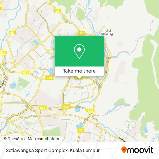 Peta Setiawangsa Sport Complex