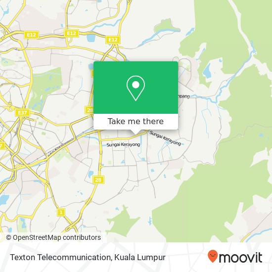 Texton Telecommunication map