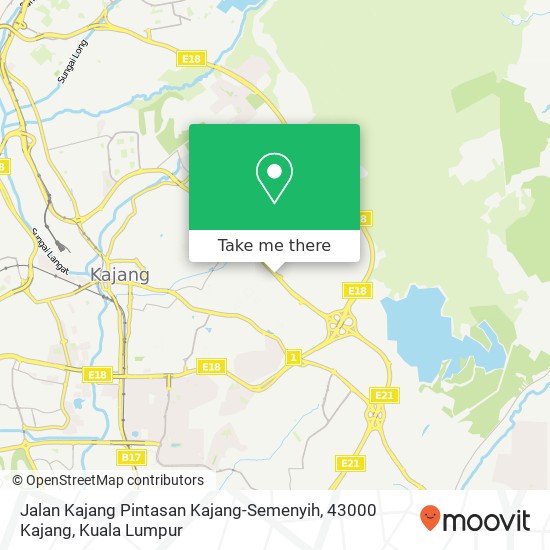 Jalan Kajang Pintasan Kajang-Semenyih, 43000 Kajang map