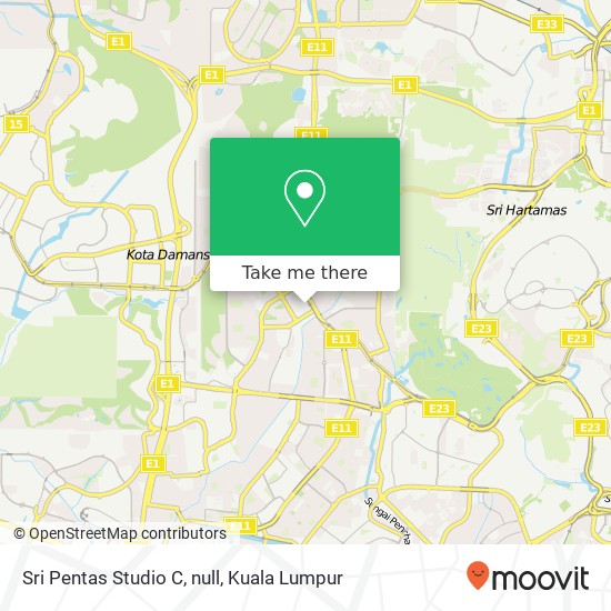 Sri Pentas Studio C, null map