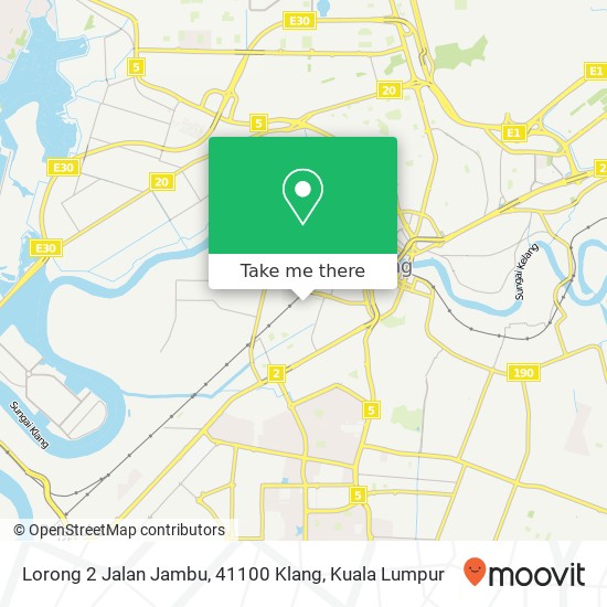 Lorong 2 Jalan Jambu, 41100 Klang map