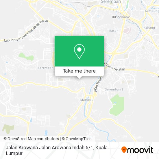 Peta Jalan Arowana Jalan Arowana Indah 6 / 1