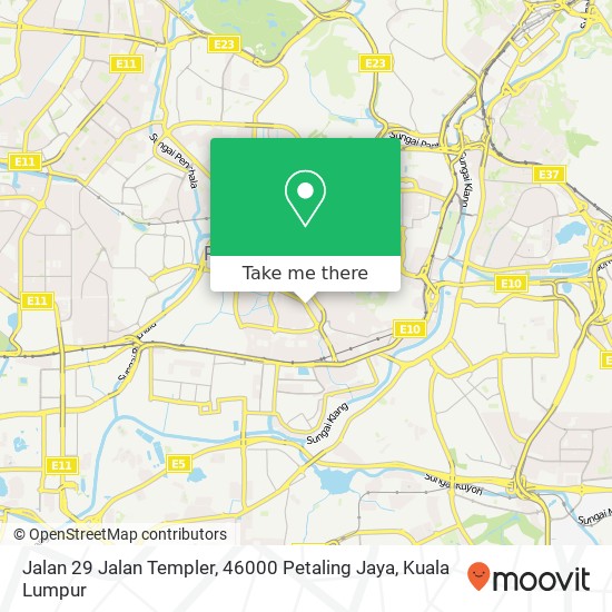 Jalan 29 Jalan Templer, 46000 Petaling Jaya map