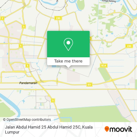 Jalan Abdul Hamid 25 Abdul Hamid 25C map