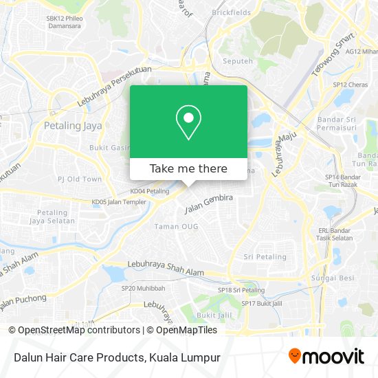 Dalun Hair Care Products map