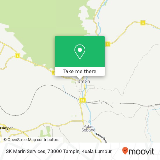 Peta SK Marin Services, 73000 Tampin