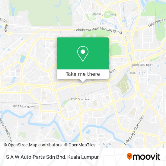 S A W Auto Parts Sdn Bhd map