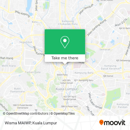 Wisma MAIWP map
